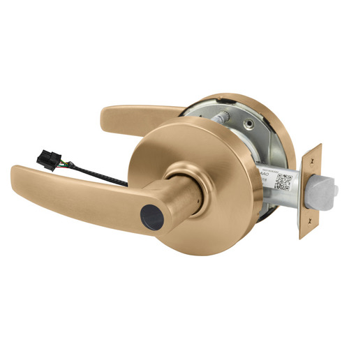 Electric Cylindrical Lock Satin Bronze Clear Coated