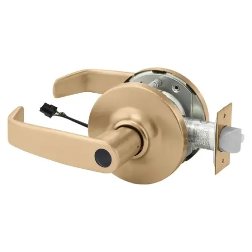 Electric Cylindrical Lock Satin Bronze Clear Coated