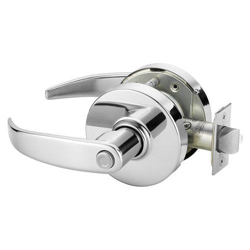 Cylindrical Lock Bright Chrome