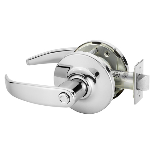 Cylindrical Lock Bright Chrome