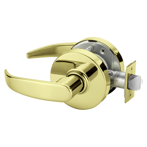 Cylindrical Lock Bright Brass