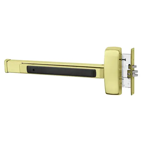 Manufacturing Mortise Exit Devices Bright Brass