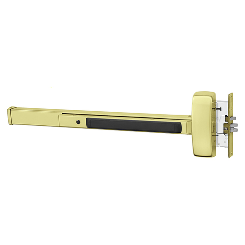 Manufacturing Mortise Exit Devices Bright Brass