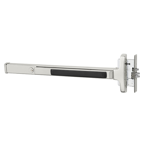 Mortise Exit Devices Bright Stainless Steel