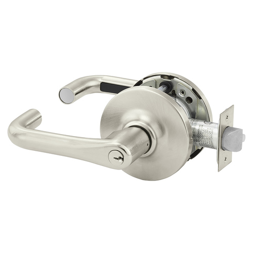 Cylindrical Lock Satin Nickel Plated Clear Coated