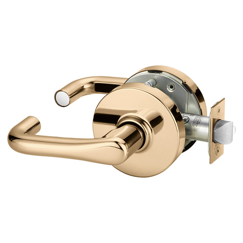 Cylindrical Lock Bright Bronze Plated Clear Coated