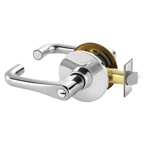 Cylindrical Lock Bright Chrome