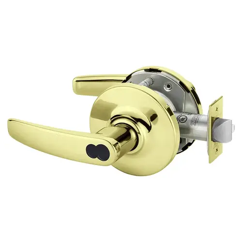 Cylindrical Lock Bright Brass