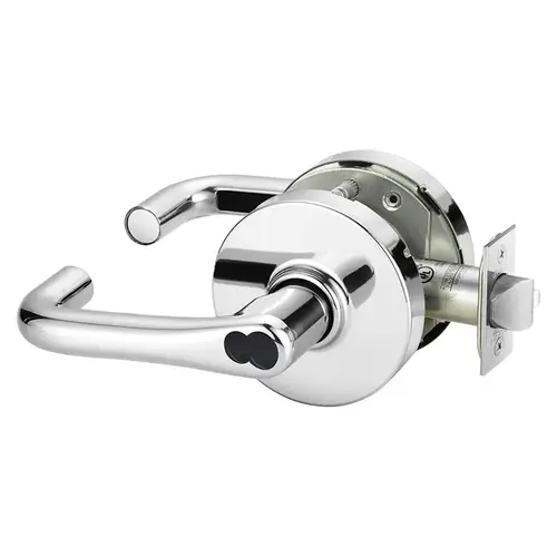 Cylindrical Lock Bright Chrome