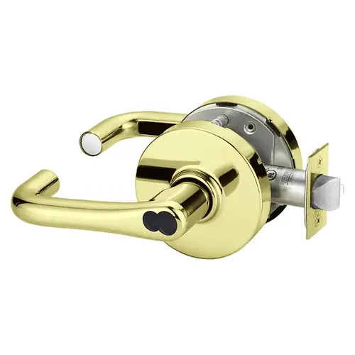 Cylindrical Lock Bright Brass