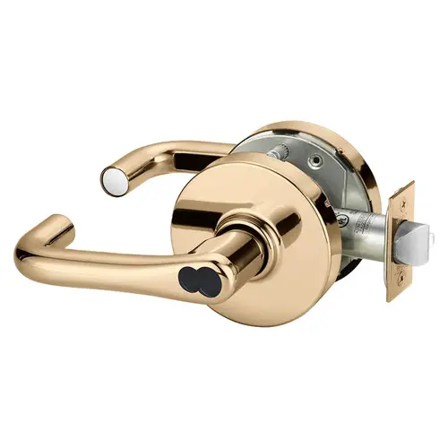 Cylindrical Lock Bright Bronze Plated Clear Coated