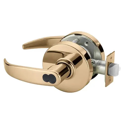 Cylindrical Lock Bright Bronze