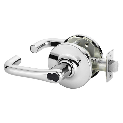 Cylindrical Lock Bright Chrome