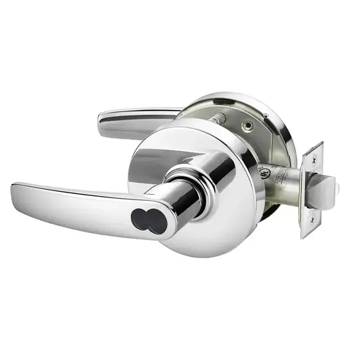 Cylindrical Lock Bright Chrome