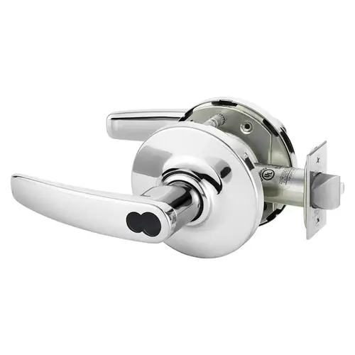 Cylindrical Lock Bright Chrome