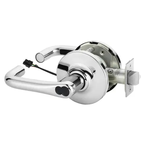 Electric Cylindrical Lock Bright Chrome