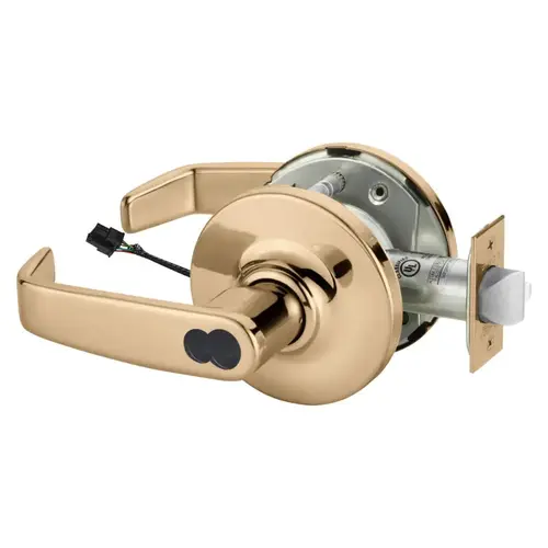 Electric Cylindrical Lock Bright Bronze Clear Coated