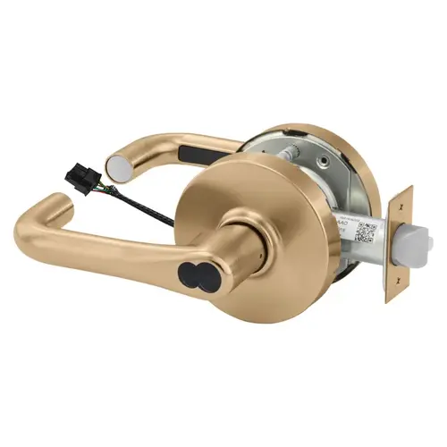 Electric Cylindrical Lock Satin Bronze Clear Coated