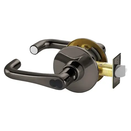 Cylindrical Lock Oxidized Satin Bronze Relieved Clear Coated