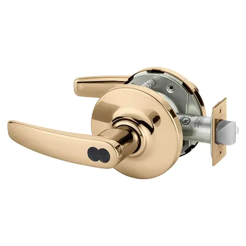 Cylindrical Lock Bright Bronze Clear Coated