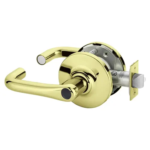 Cylindrical Lock Bright Brass