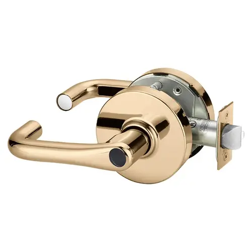 Cylindrical Lock Bright Bronze Plated Clear Coated