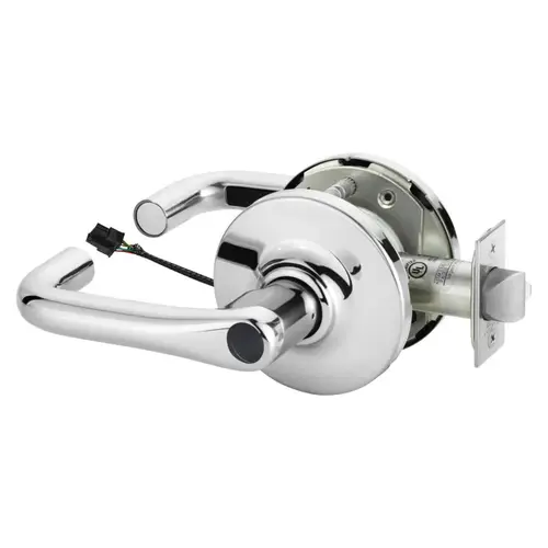 Electric Cylindrical Lock Bright Chrome