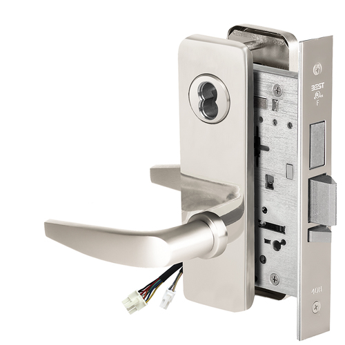 Electric Mortise Lock Bright Stainless Steel