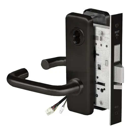 Electric Mortise Lock Flat Black Coated