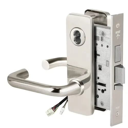 Electric Mortise Lock Bright Stainless Steel