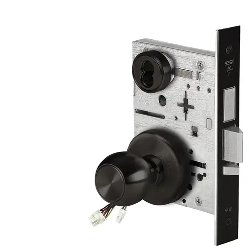 Electric Mortise Lock Flat Black Coated