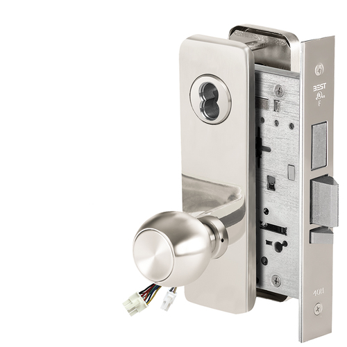 Electric Mortise Lock Bright Stainless Steel