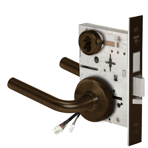 Electric Mortise Lock Dark Bronze Painted