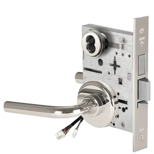 Electric Mortise Lock Bright Chrome