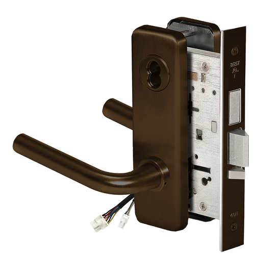 Electric Mortise Lock Dark Bronze Painted