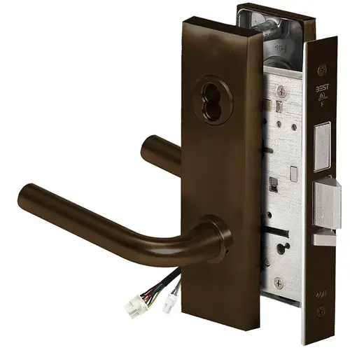 Electric Mortise Lock Dark Bronze Painted