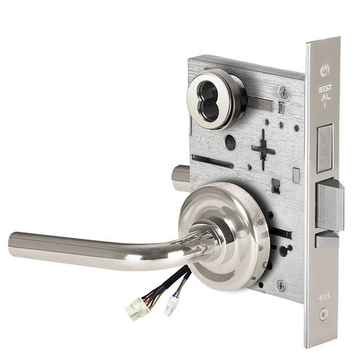 Electric Mortise Lock Bright Chrome