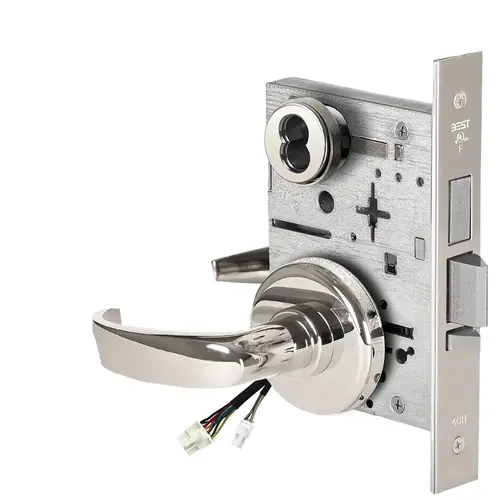 Electric Mortise Lock Bright Stainless Steel