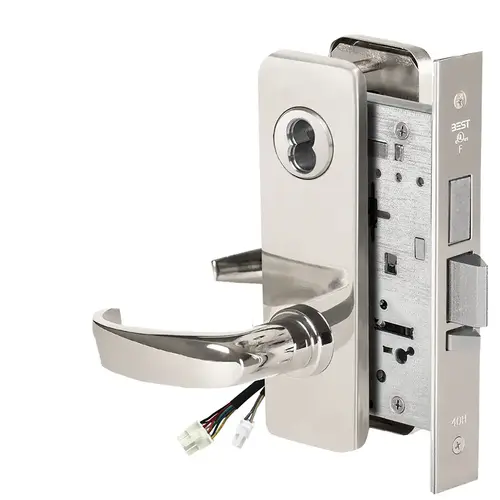 Electric Mortise Lock Bright Chrome