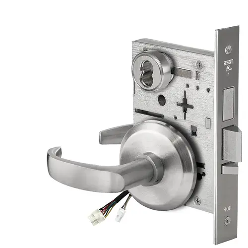 Electric Mortise Lock Satin Chrome