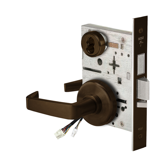 Electric Mortise Lock Dark Bronze Painted