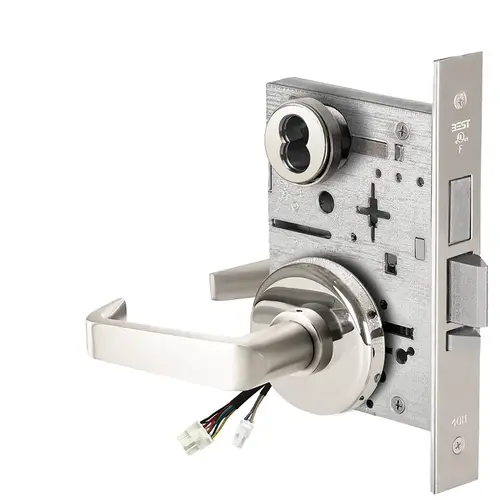 Electric Mortise Lock Bright Chrome