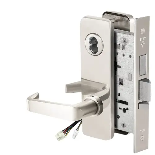 Electric Mortise Lock Bright Chrome