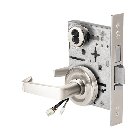 Electric Mortise Lock Bright Chrome