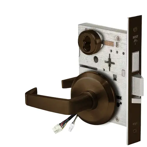 Electric Mortise Lock Dark Bronze Painted