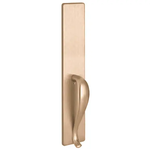 Exit Device Trim Satin Bronze Clear Coated