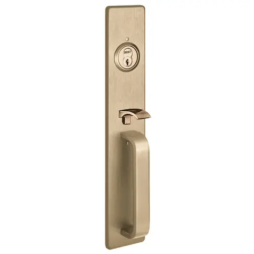 Exit Device Trim Satin Bronze Clear Coated