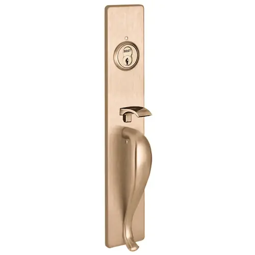 Exit Device Trim Satin Bronze Clear Coated