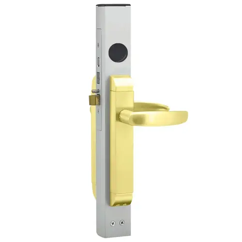 Aluminum Door Deadlocks Bright Brass