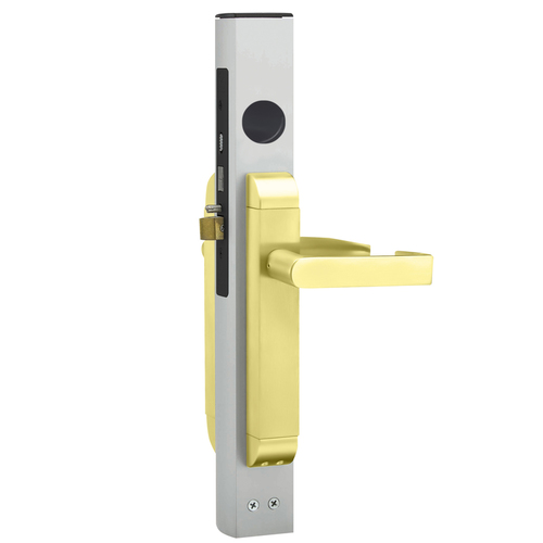 Aluminum Door Deadlocks Bright Brass